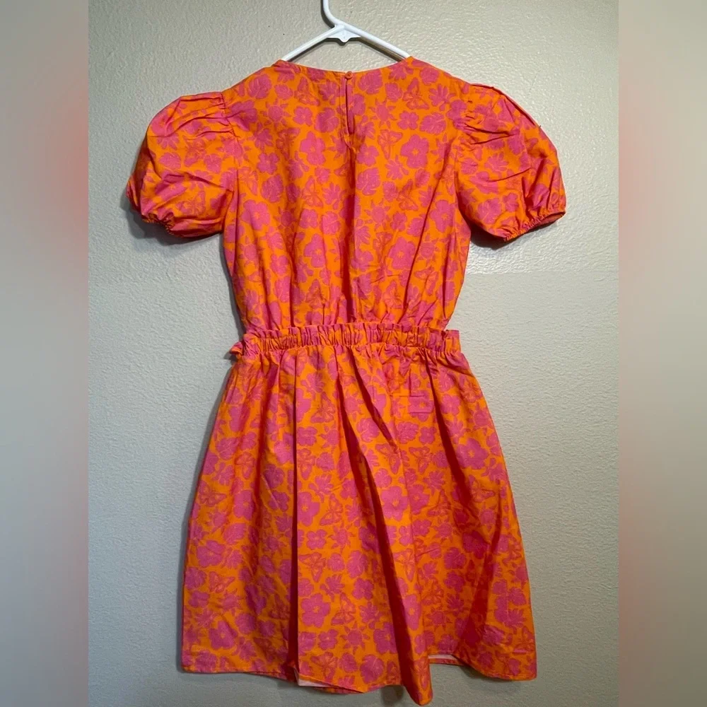 💕Bundle 3 for $20 LC Waikiki Girls Vibrant Orange and Pink Kids Dress